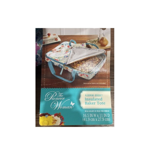 Pioneer Woman‎ Insulated Floral Baker Tote Bag - Picture 10 of 14